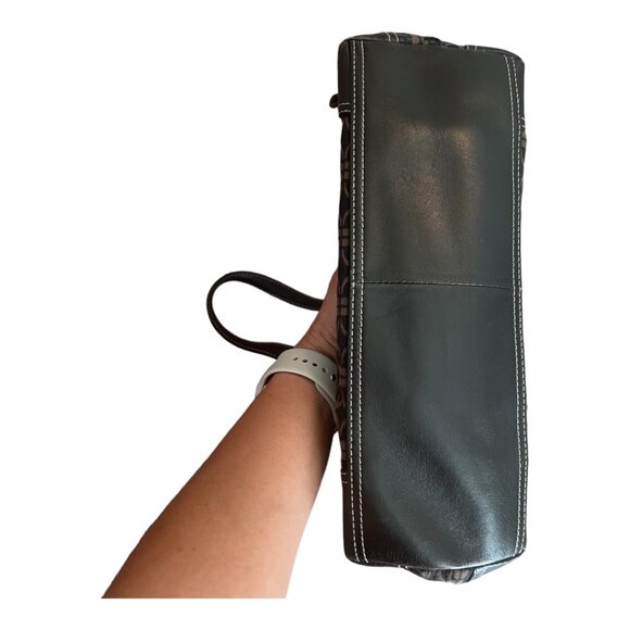 Fossil Monogram Fabric & Leather Shoulder Bag - Picture 6 of 7